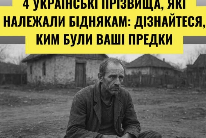 4 українські прізвища, які належали біднякам: дізнайтеся, ким були ваші предки 4 українські прізвища, які належали біднякам: дізнайтеся, ким були ваші предки
