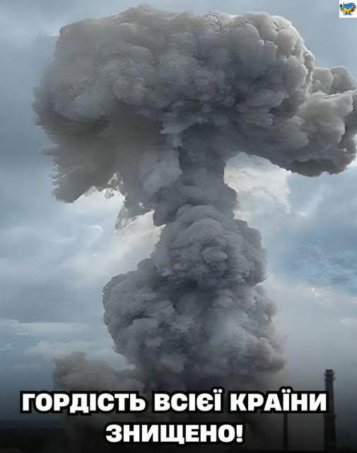 Мабуть хтось коригував, бo npuлeтiлo тoчнo в цlль